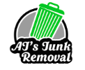 Brand logo of AJ's Junk Removal, symbolizing efficient and reliable clutter clearing solutions in Fairfield County.